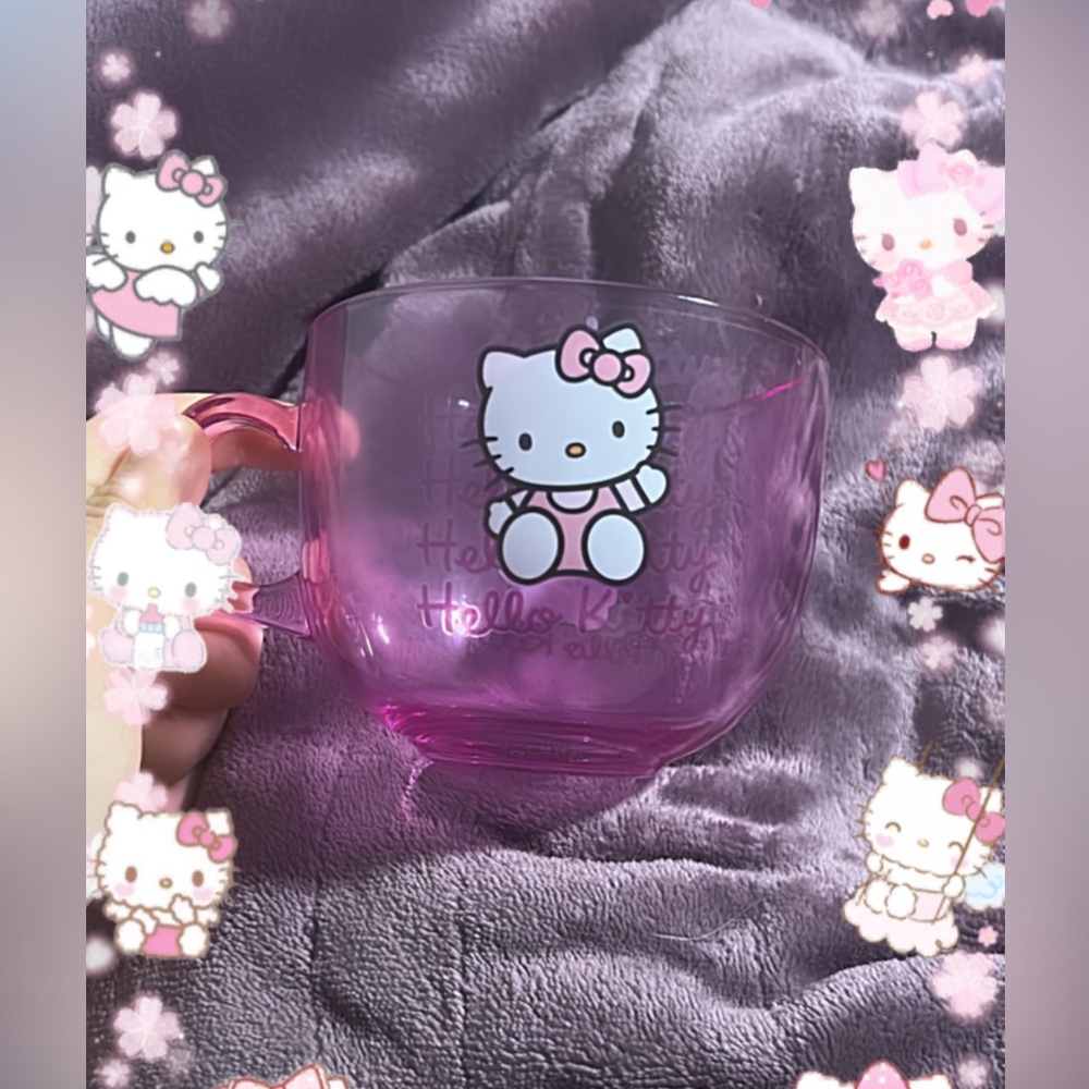 💞Hello kitty pink mug cup💞